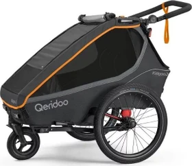 Qeridoo Kidgoo 2 Fidlock Edition Fahrradanhänger orange