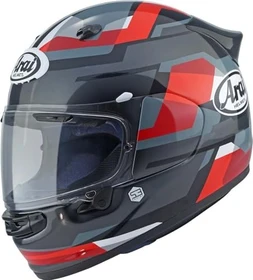 Arai Quantic Abstract rot/schwarz/weiß/grau