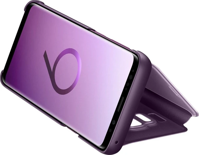 Samsung Clear View Standing Cover für Galaxy S9 violett