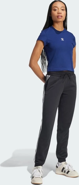 adidas Essentials Slim T-Shirt kurzarm dark blue (Damen)
