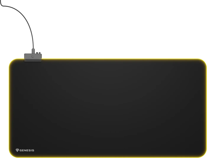 Genesis Boron 500 XXL RGB Gaming Mousepad, 800x400mm, schwarz