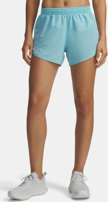 Under Armour Fly By 8cm Hose kurz blue haze/reflective (Damen)