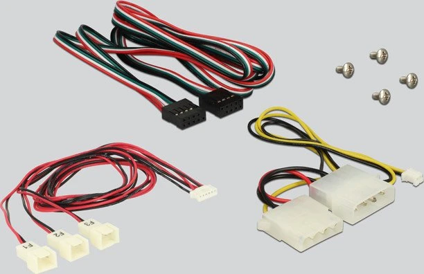 DeLOCK Front Panel mit 2x USB, 3.5" Lüftersteuerung, 3-Kanal