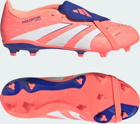 adidas Predator League Fold-Over Tongue FG/MG signal coral/cloud white/beam orange (Junior)