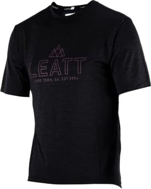 Leatt MTB Trail 1.0 Trikot kurzarm schwarz (Herren)