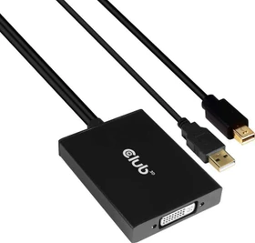 Club 3D aktiver Mini DisplayPort/DVI Adapter HDCP On (CAC-1130)