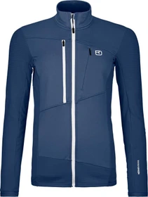 Ortovox Fleece Grid Funktionsjacke blue nunatak (Damen)