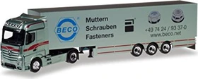 Herpa Mercedes-Benz Actros Bigspace Koffer-Sattelzug Bagemühl