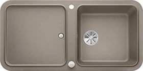 Blanco Yova XL 6 S InFino Einbau Becken reversibel mit Ablauffernbedienung tartufo