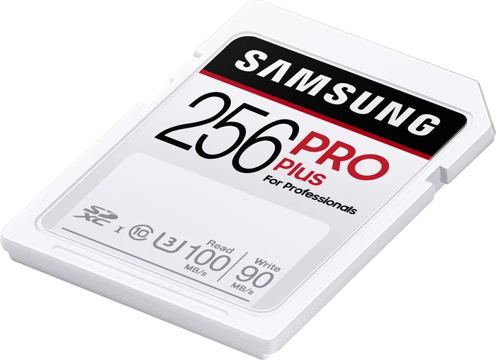 Samsung PRO Plus for Professionals R100/W90 256GB, UHS-I U3, Class 10
