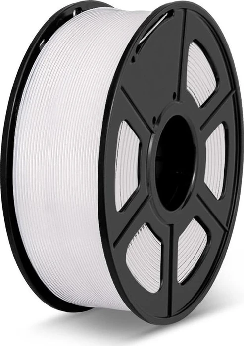 Sunlu Silk PLA+, weiß, Spule, 1.75mm, 1.00kg
