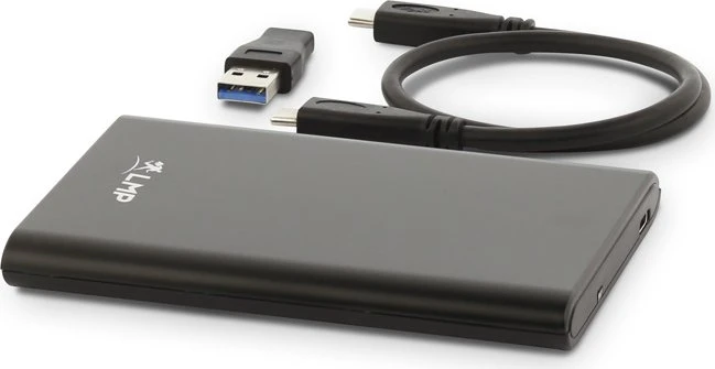 LMP DataMobile Festplattengehäuse, schwarz, 2.5", USB-C 3.1