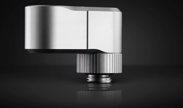 EK Water Blocks Quantum Line EK-Quantum Torque Rotary Offset 28, G1/4", 28mm Versatz, Satin Titanium