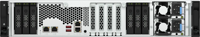 QNAP Turbo Station TS-h3077AFU-R7-64G, 64GB RAM, 2x RJ-45 10GBase-T, 2x RJ-45 2.5GBase-T, 2HE