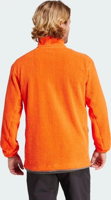 adidas Terrex Xploric High Pile Fleece Pullover semi impact orange (Herren)