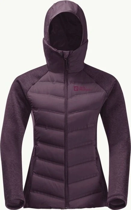 Jack Wolfskin Tasman Down Hybrid Funktionsjacke grapevine (Damen)