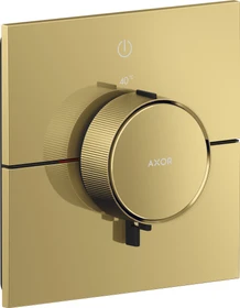 Hansgrohe Axor ShowerSelect ID eckig Thermostat für 1 Verbraucher polished gold optic