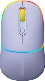 Canyon OnClick 22 / MW-22 Dual-Mode Wireless Mouse violett, USB/Bluetooth