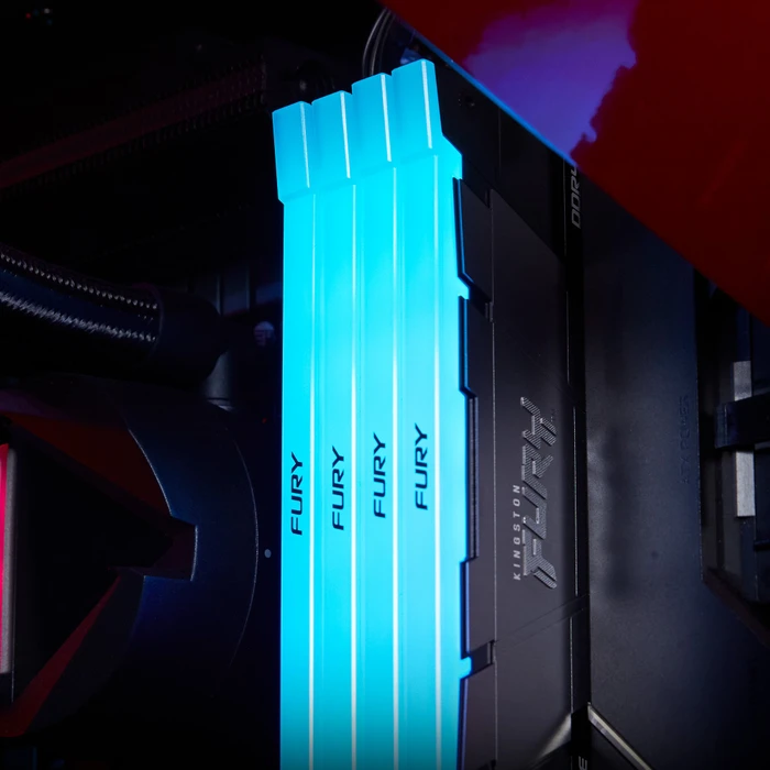 Kingston FURY Renegade RGB UDIMM 16GB Kit, DDR4-4000, CL19-23-23, 1RX8