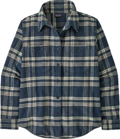 Patagonia Fjord Flannel Hemd langarm old spruce: sunken blue (Damen)