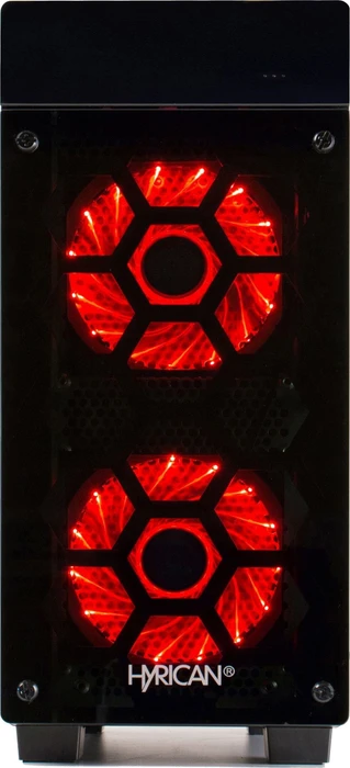 Hyrican Striker 6443, Red, Core i7-9700F, 16GB RAM, 480GB SSD, 1TB HDD, GeForce GTX 1660 Ti