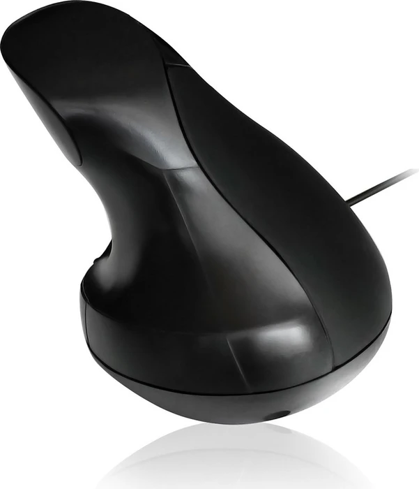 Ewent Verical Ergonomic Mouse schwarz/rot, USB
