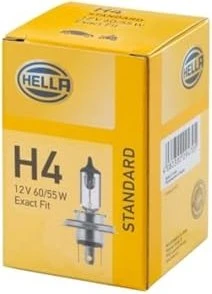 Hella Standard Halogen H4 60/55W, 1er-Pack