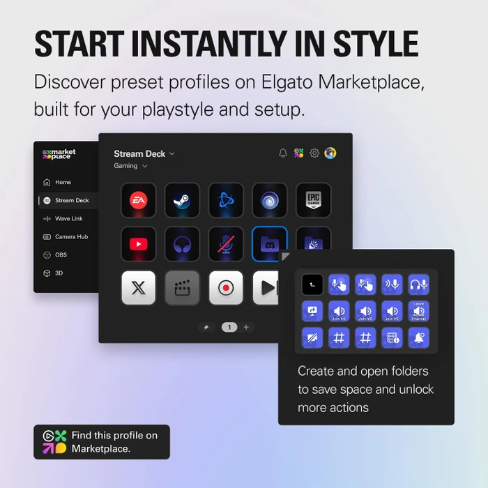 Elgato Stream Deck MK.2 Scissor Keys, schwarz, USB-C