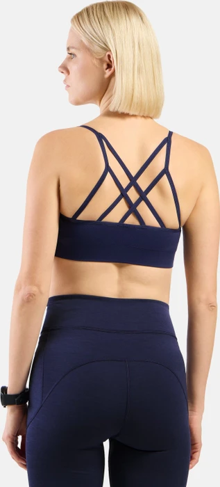 Odlo Seamless Soft Reversible Sport-BH eclipse/grey melange (Damen)