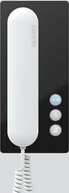 Siedle BTS 850-02 SH/W Bus-Telefon Standard Aluminium Hochglanz schwarz/weiß, Innenstation