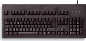 Cherry G80-3000 &, schwarz, MX BLUE, PS/2 & USB, DE (G80-3000LSCDE-2)