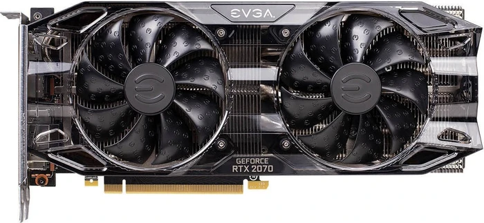 EVGA GeForce RTX 2070 XC Black Edition Gaming, 8GB GDDR6, HDMI, USB-C, 3x DP