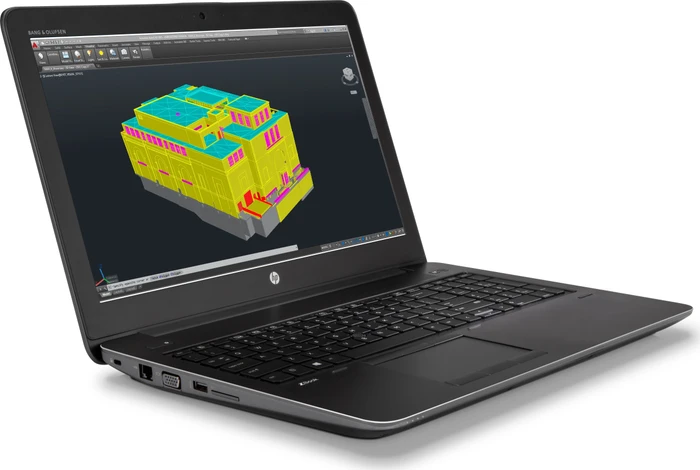 HP ZBook 15 G3, Core i7-6700HQ, 8GB RAM, 256GB SSD, Quadro M1000M, DE