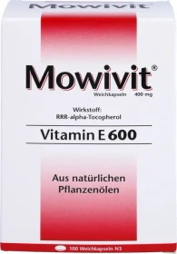 Mowivit Vitamin E 600 Weichkapseln, 100 Stück
