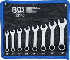 BGS technic zöllig Schraubenschlüsselsatz inkl. Tasche, 8-tlg.
