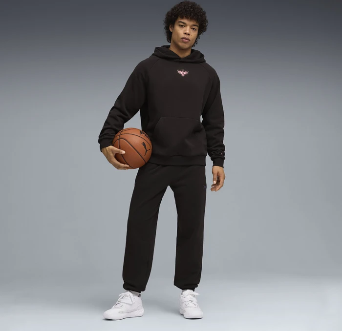 Puma Melo Alwayz On 1 Basketball Trainingshose lang puma black/glowing red