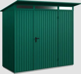 EcoStar Trend Premiumline Typ 1 Gerätehaus moosgrün