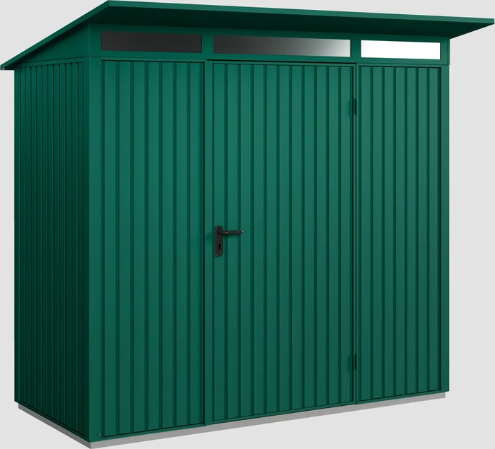EcoStar Trend Premiumline Typ 1 Gerätehaus moosgrün