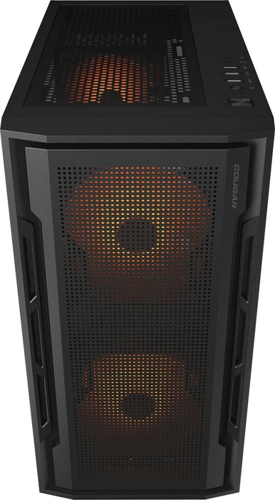 Cougar Uniface Mini RGB Black, schwarz, Glasfenster