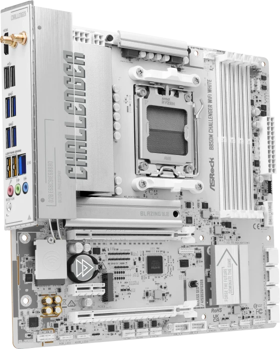 ASRock B850M Challenger WiFi White (AMD AM5)