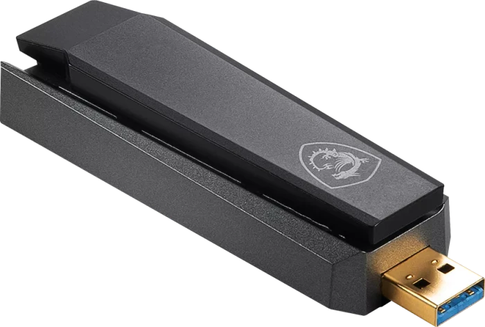 MSI WiFi USB Adapter, AX1800, 2.4GHz/5GHz WLAN, USB-A 3.0 [Stecker]