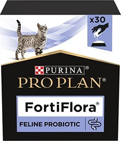 Purina Pro Plan Feline FortiFlora, Probiotika für Katzen Sachets, 30 Stück