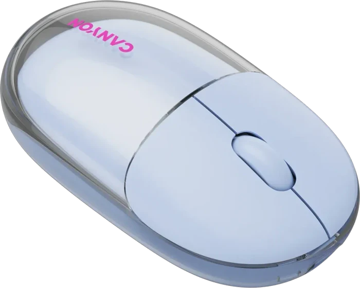Canyon OnClick 24 Dual-Mode Wireless Mouse blau, USB/Bluetooth