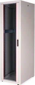 Roline / Secomp Basic 19" Netzwerkschrank 42HE, montiert, Glastür, IP20, RAL 7035, 800mm tief