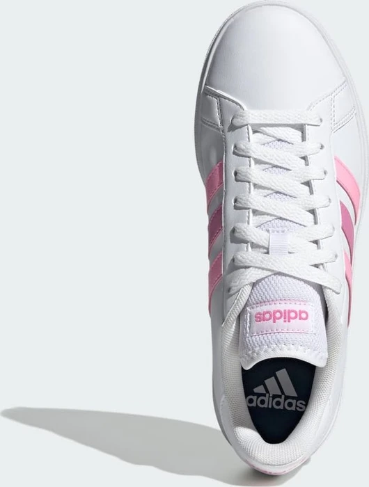 adidas Grand Court Base 2.0 cloud white/pink spark/bliss pink (Herren)
