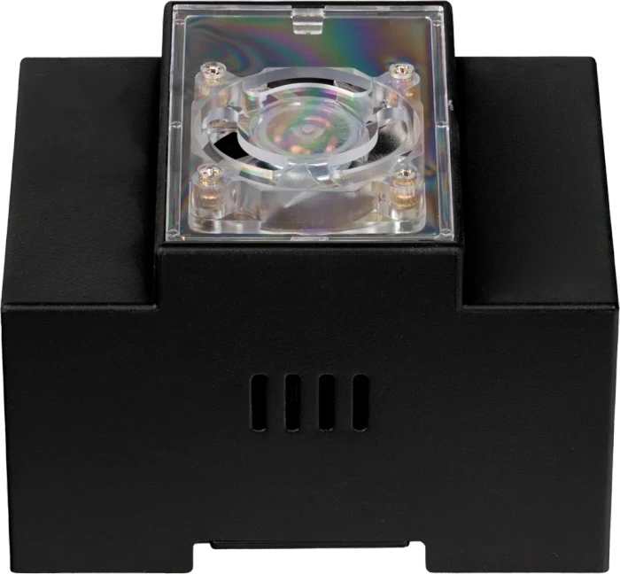Joy-iT Hutschienen Gehäuse für Raspberry Pi 5, schwarz