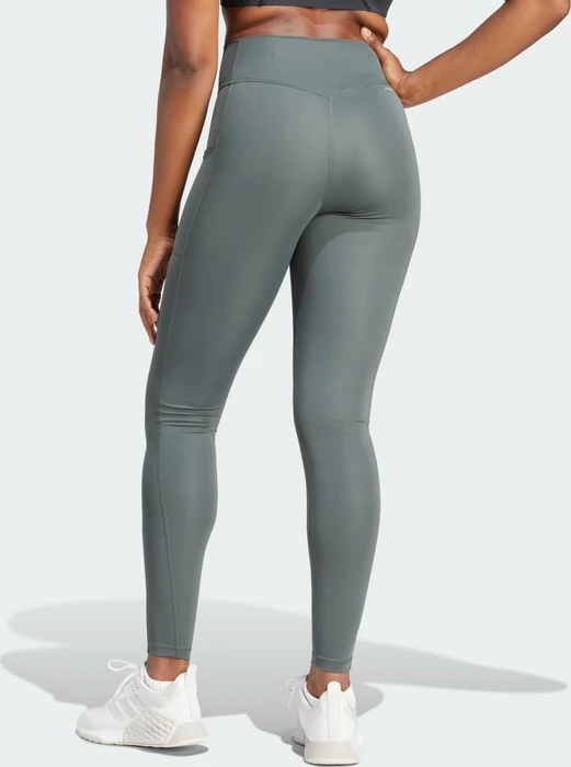 adidas Optime Full-Length Hose lang legend ivy (Damen)
