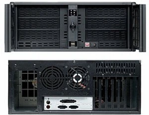 Fantec TCG-4860X07-1, schwarz, 4HE