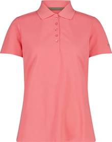 CMP Einfarbiges Pique Poloshirt kurzarm coral (Damen)
