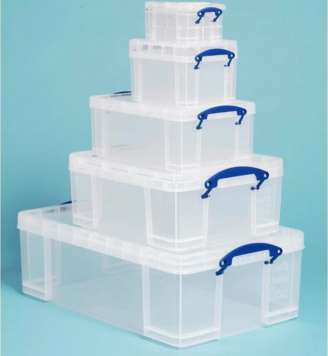 Really Useful Box Aufbewahrungsbox, 50l, transparent